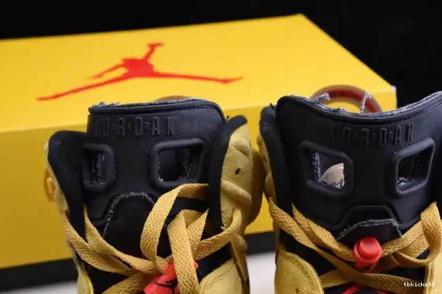 Rep TBkick JORDAN X TRAVIS SCOTT 6 YELLOW AIR CN1084-300 0616